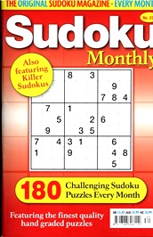 Sudoku Monthly (UK) omslag
