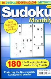 Sudoku Monthly (UK) omslag