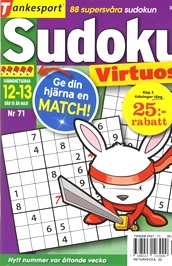 Sudoku Virtuos omslag