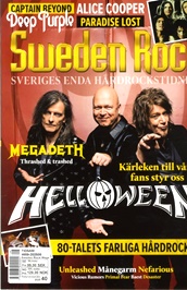 Sweden Rock Magazine omslag