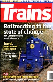 Trains Magazine (US) omslag