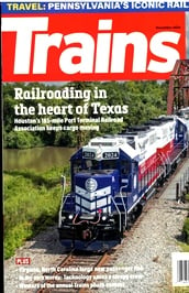 Trains Magazine (US) omslag