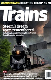 Trains Magazine (US) omslag