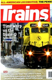 Trains Magazine (US) omslag