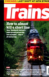Trains Magazine (US) omslag
