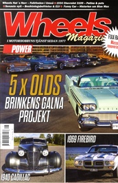 Wheels Magazine omslag