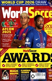 World Soccer (UK) omslag