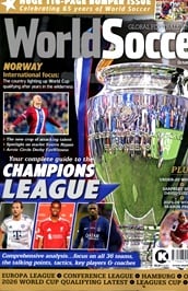 World Soccer (UK) omslag