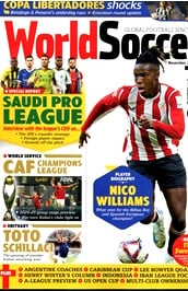 World Soccer (UK) omslag