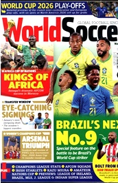 World Soccer (UK) omslag