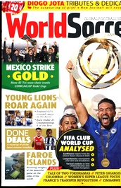 World Soccer (UK) omslag