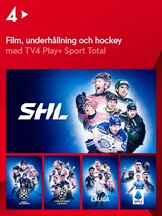 TV4 Play+ Sport Total omslag