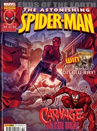 Astonishing Spider Man (UK) omslag