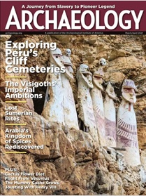 Archaeology Magazine omslag