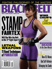 Black Belt Magazine omslag