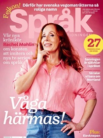Språktidningen omslag