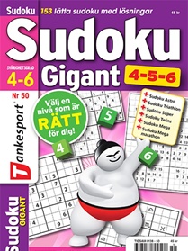Sudoku Gigant 4-5-6 omslag