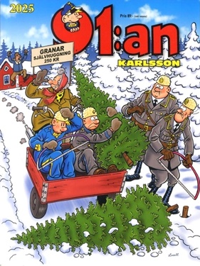 91:an Karlsson Jul omslag