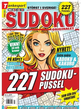 Helgkryss Sudoku omslag