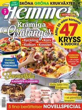 Hemmets Veckotidning omslag