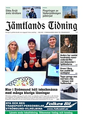 Jämtlands Tidning omslag