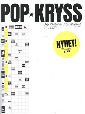 Pop-kryss omslag