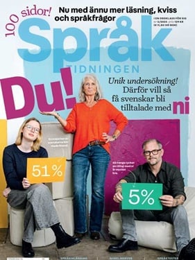 Språktidningen omslag