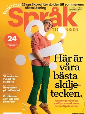 Språktidningen omslag