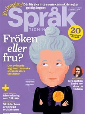 Språktidningen omslag