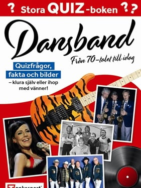 Stora QUIZ-boken - Dansband från 70-talet till idag omslag