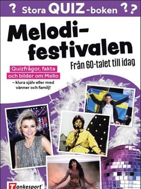 Stora QUIZ-boken - Melodifestivalen från 60-talet till idag omslag