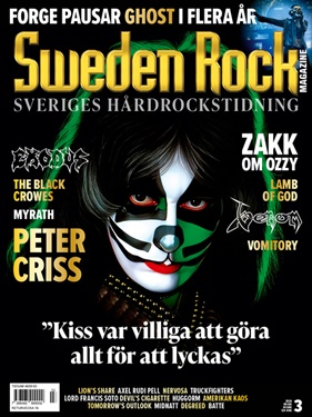 Sweden Rock Magazine omslag