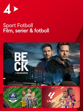 TV4 Play Fotboll omslag