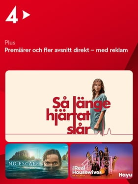 TV4 Play Plus omslag