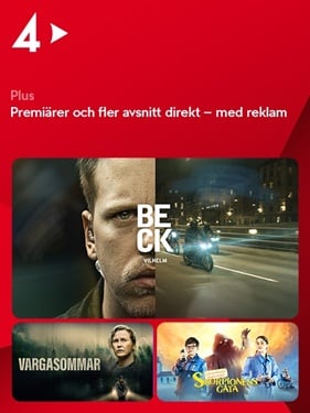 TV4 Play Plus omslag