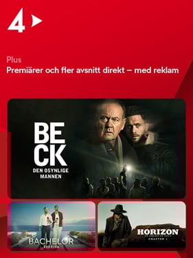 TV4 Play Plus omslag