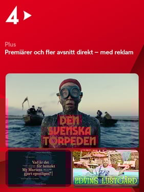 TV4 Play Plus omslag