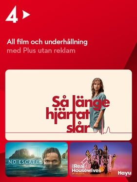 TV4 Play Plus utan reklam omslag