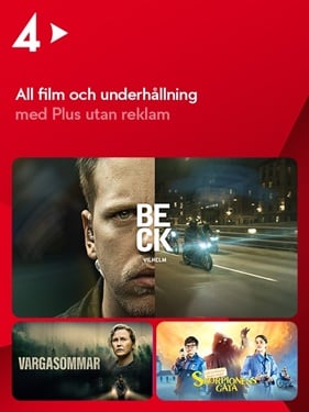 TV4 Play Plus utan reklam omslag