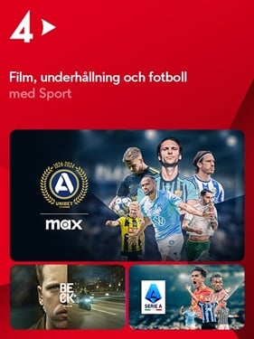 TV4 Play Sport omslag