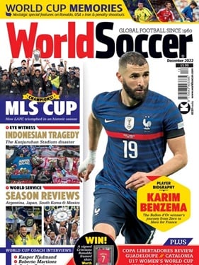 World Soccer (UK) omslag